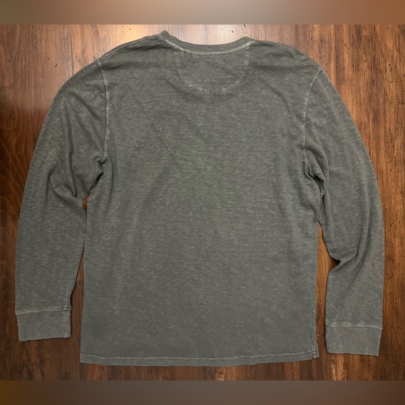 Rails Skhi Henley Size XL Washed Black Preppy Streetwear Soft 100% Cotton NWT - Picture 3 of 16